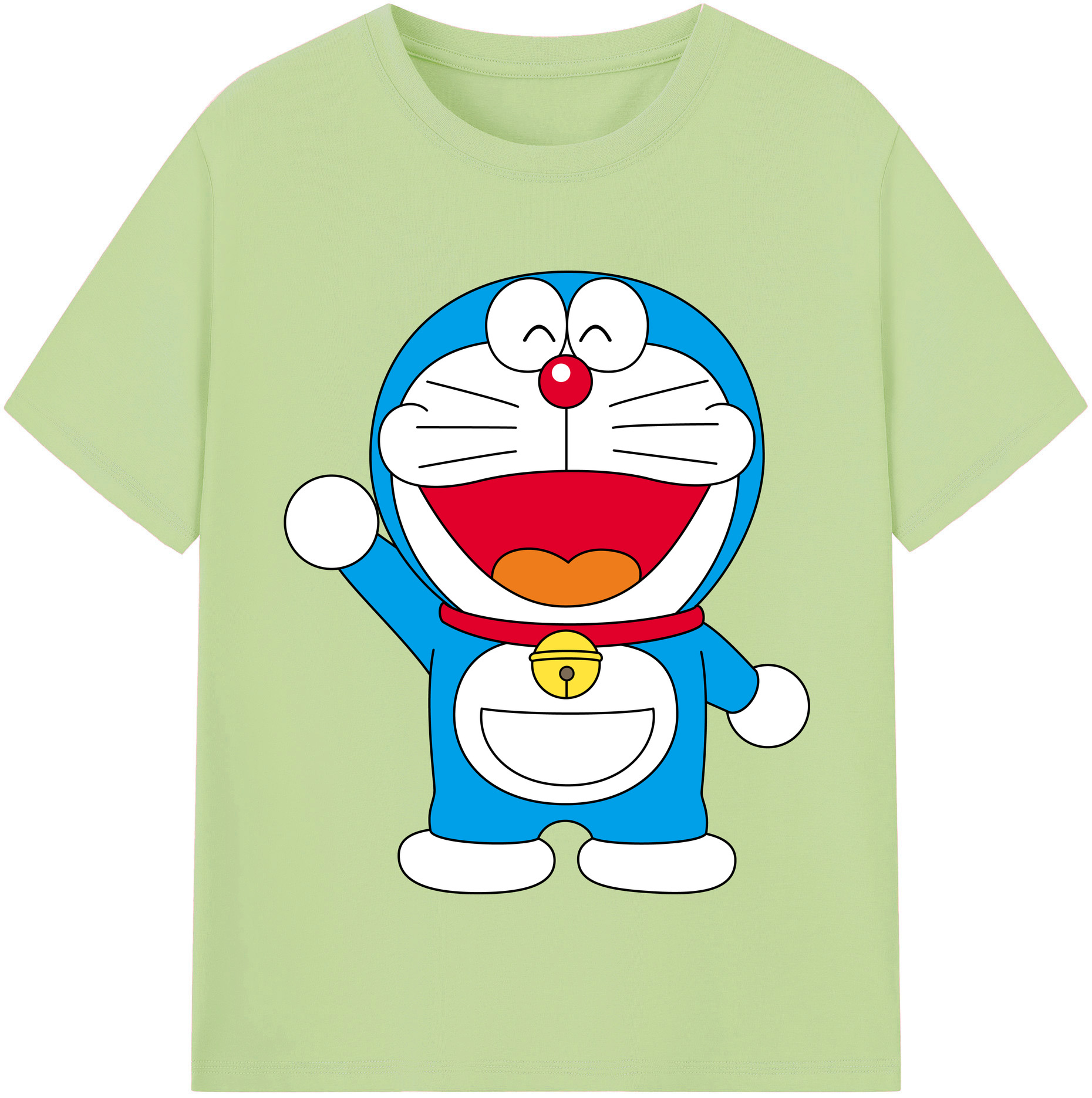 （画像用） ドラえもん Doraemon 綿100％半袖Tシャツ（フロントプリント）
